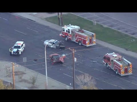 Crash Investigation Near 35th And Northern Avenues