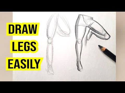 Leg Drawing Tutorial For Beginners | Simple Techniques That Actually Work | How To Draw Legs Easily