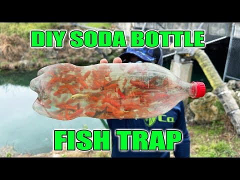 How To Make A Fish Trap W/ A Soda Bottle Diy Tutorial