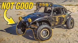 Honda Powered Bug Hits The Dirt! & I Immediately Broke It...