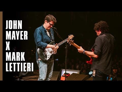 John Mayer X Mark Lettieri “vultures” & Touching Tribute | Prs Guitars 40th Anniversary Party