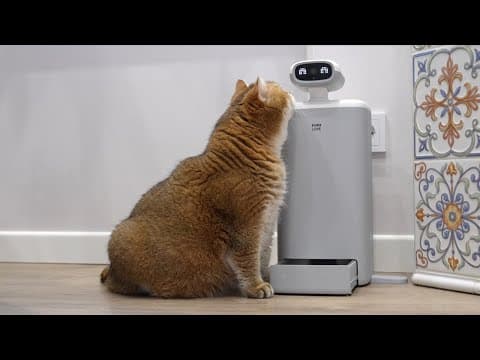 Hello! It's The Smart Robot For Cats Hholove O Sitter!