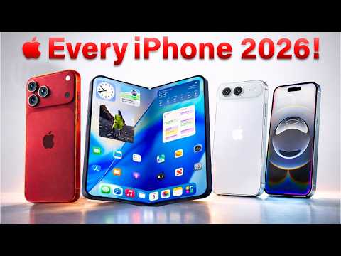 2026 Iphone Lineup Leaked - Foldable Display, New Cameras & New Batteries