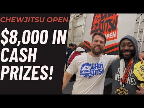 We're Giving Away $8,000 In Cash At Next Chewjitsu Open Bjj Competition