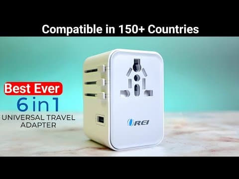Orei 45 Watt Universal Charger Adapter | The Best Universal Travel Adapter