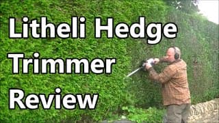Litheli Cordless Hedge Trimmer - Full Review And Cutting Hedge