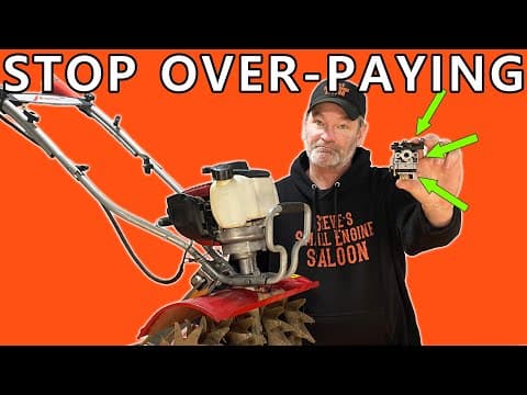 Can A $12 Carburetor Really Fix Your Broken Honda Rototiller ?