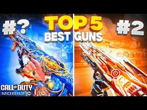 Top 5 Best Guns To Use In Season 8 Of Call Of Duty Mobile