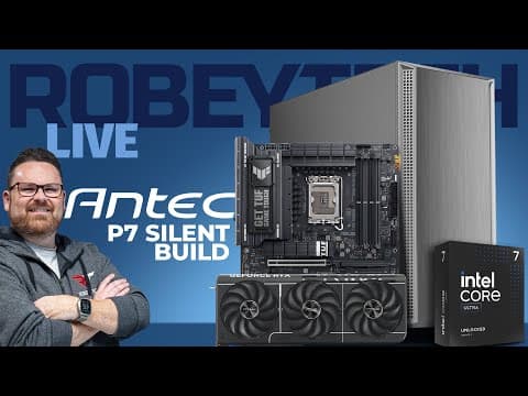 Antec P7 Silent Gaming Pc Build | Core Ultra 7 265k Rtx 5070ti Setup