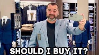 Suit Shopping Solo - Epic Fall Or Fashion Win?