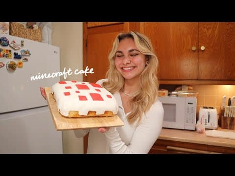 I Made A Minecraft Cake