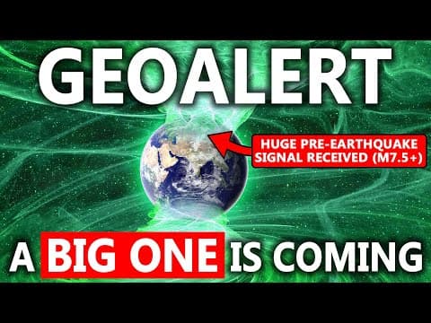 Drastic Schumann Resonance Amplification Suggests A Giant Earthquake May Be About To Happen 💥