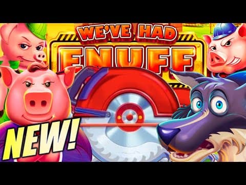 ★new Slot!★ Huff N’puff We've Had Enuff 🐷 Best Huff N’ Puff Yet? Slot Machine (light & Wonder)