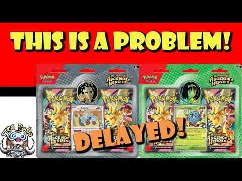 Ascended Heroes Blisters Delayed! This Is A Big Problem! How Will We Get Cards? (pokemon Tcg News)