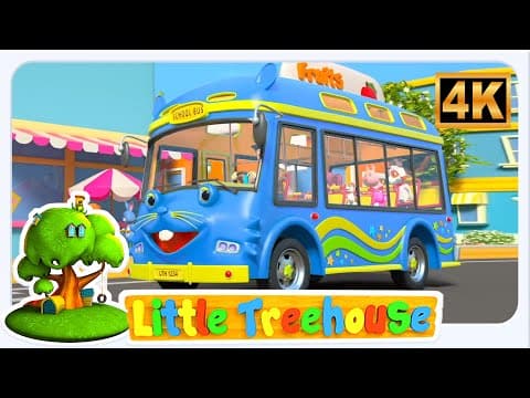 Wheels On The Bus Nursery Rhyme + Kids Songs