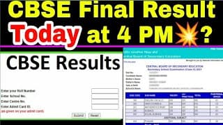Cbse Final Result Today At 4 Pm😱? Urgent Update -  Class-10 & 12 2025 Boards