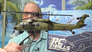 Razordon  Wl K170 Black Hawk Rc Military Helicopter - Super Cool!