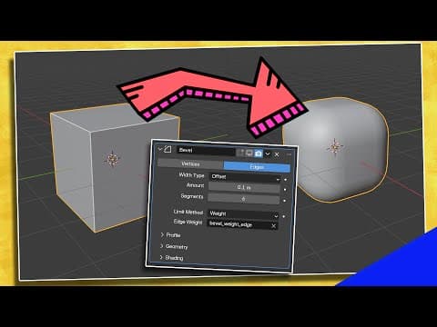 The Bevel Modifier In Blender 3d