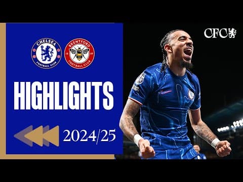 ⏪️ Chelsea 2-1 Brentford | Highlights - Rewind | Premier League 2024/25