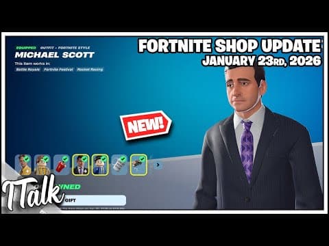 Fortnite Shop *new* The Office In Fortnite! [january 23rd, 2026] (fortnite Chapter 7)
