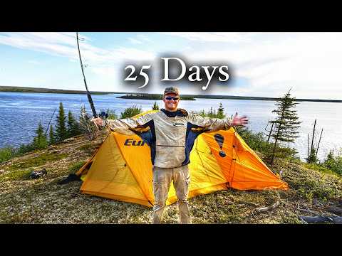 700km Fishing, Camping & Surviving The Sub-arctic Wilderness - 25 Day Remote Expedition
