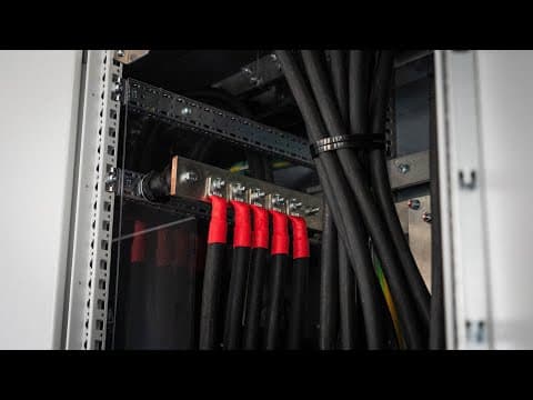 Connecting Up A 1100a 1200v Dc Battery Emulator