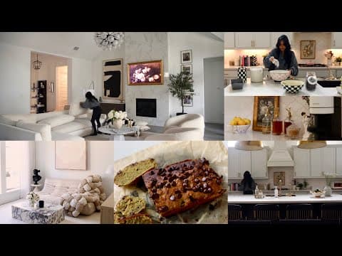 Spring Home Refresh 🧹 🧽 🫧 & Bake With Me! Pistachios Chocolate Banana Bread Misslizheart