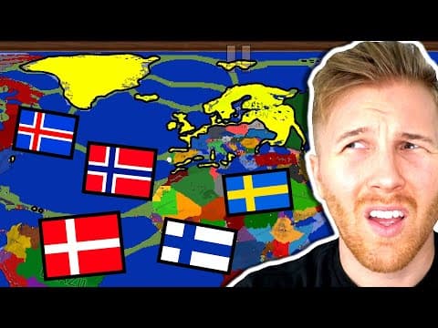 I United Every Piece Of Land Ever Owned By Nordic Countries... (world War Simulator)