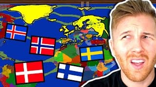 I United Every Piece Of Land Ever Owned By Nordic Countries... (world War Simulator)
