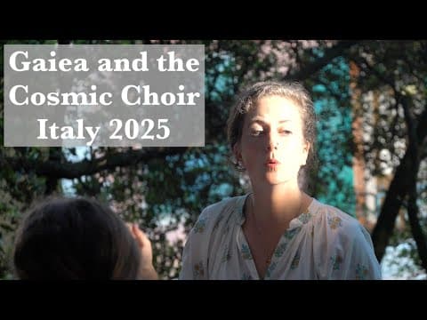 Gaiea And The Cosmic Choir In Italy