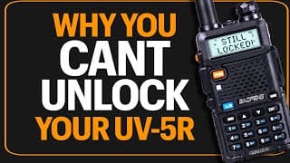 This Is Why You Can't Unlock A Baofeng Uv-5r Ham Radio