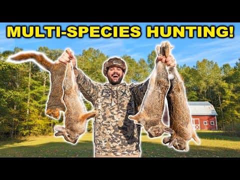 1v1v1 Multi-species Hunting Challenge!!! (catch Clean Cook)