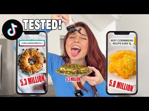 I Tested Viral Tiktok Recipes, So You Don't Have To (holiday Recipe Edition)