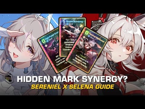 Sereniel And Selena Synergy Guide With Free Infographics | Chaos Zero Nightmare