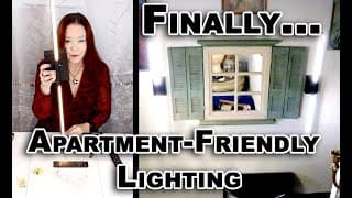 Diy Home Decor | Re-doing My Entry With Rechargeable Wall Lights