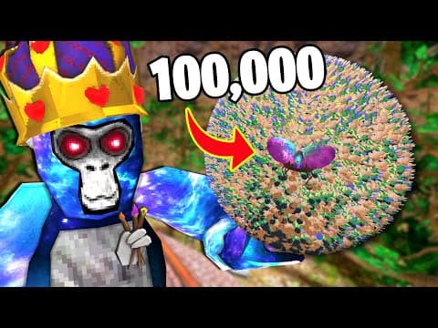I Broke Gorilla Tag With 100,000 Dougs??? | Bug Babies Mod