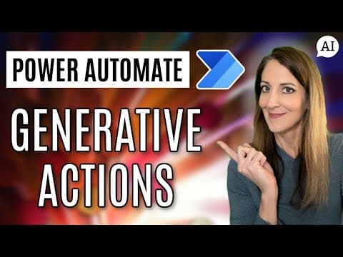 Power Automate Generative Actions: First Look At This New Ai Feature