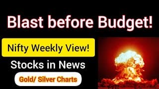 Nifty Weekly View 🔥 Stocks In Focus | Stock Market Crash