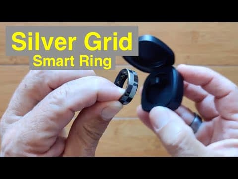 Wrongduck “silver Grid” Strong Design Smart Ring With Basic Health And Sports Features:unbox&1stlook