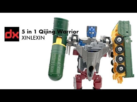 5 In 1 Qijing Warrior Transformer Combiners Chinese Military Vehicles - Collectiondx & Gametoyfriend