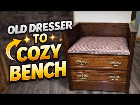 A Dresser Bench? The Best Thing You've Never Seen!