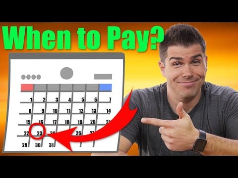 When To Pay Off Your Credit Card = Increased Credit Score!