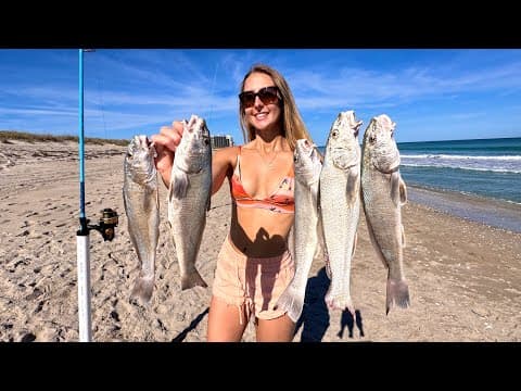 Easy Beach Fishing In Florida | Fresh Whiting Catch & Cook Ceviche