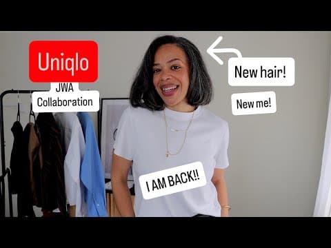 Uniqlo Jwa Anderson Collab Haul + New Hair & Life Update!!