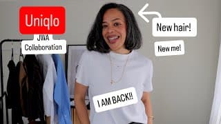 Uniqlo Jwa Anderson Collab Haul + New Hair & Life Update!!