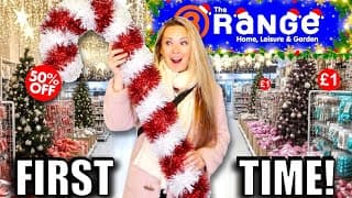 Amazing! First Time Christmas Shopping At The Range! Huge Savings!