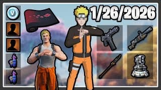 50 V-bucks, Akatsuki Wrap, Naruto Stuff, More Streams This Week??