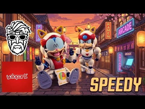 Samurai Pizza Cats Amk Pro Series Speedy Model Kit