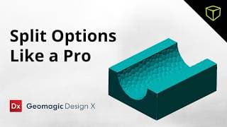 Mesh Split Options In Geomagic Design X