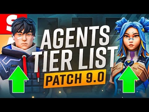 *new* Agent Tier List Patch 9.0 - Iso Is Broken!? - Valorant Meta Guide